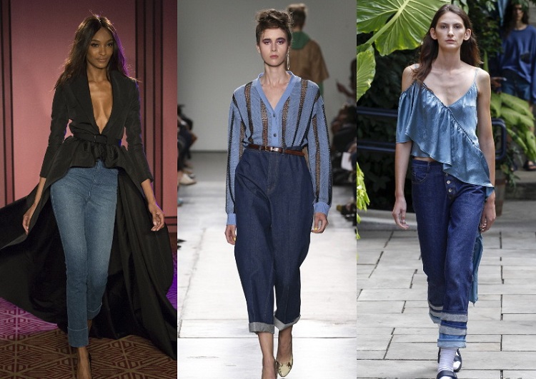 Модные джинсы весна-лето 2018 тенденции