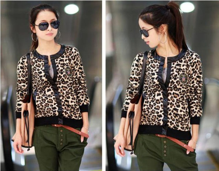 леопардовая куртка